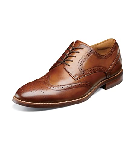 Florsheim Herren Rubano Wingtip Oxford, Cognac, 42 EU Weit von Florsheim