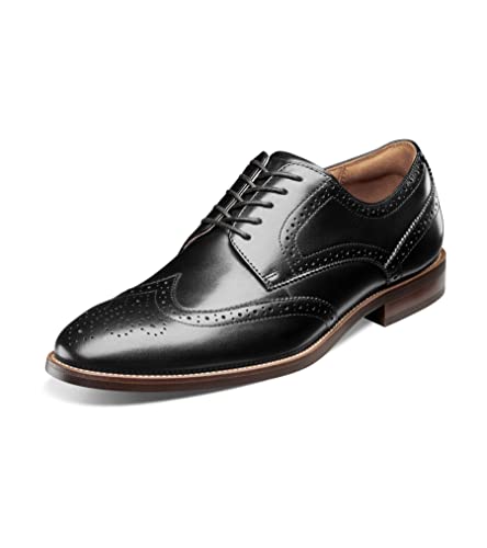Florsheim Men's Rubano Wingtip Oxford, Schwarz, 13 Wide von Florsheim
