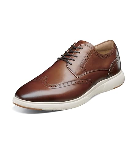 Florsheim Men's Dynamo Wingtip Oxford, Cognac Multi, 43 EU von Florsheim