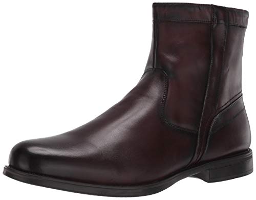 Florsheim Men's Medfield Plain Toe Zip Chelsea Boot, Brown, 7 D US von Florsheim
