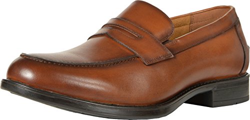 Florsheim Men's Midtown Penny Slip-On Cognac Smooth 12 EEE US von Florsheim