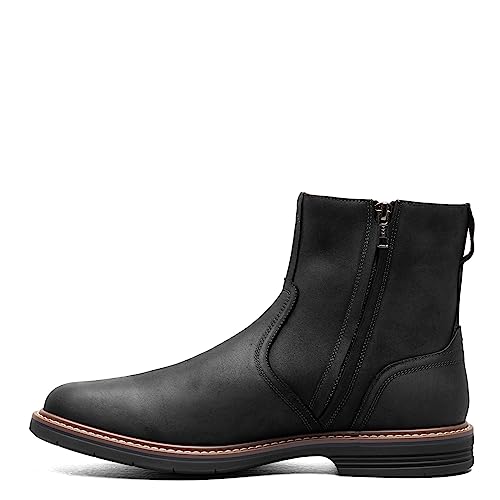 Florsheim Norwalk Herren-Stiefel mit seitlichem Reißverschluss, Black Crazyhorse, 39.5 EU von Florsheim