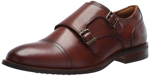Florsheim Rubano Herren Cap Toe Double Monk Oxford, Cognac, 41.5 EU von Florsheim
