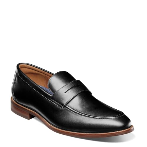 Florsheim Rucci Mox Toe Penny Loafer für Herren, Schwarz, 44 EU Florsheim Rucci Mox Toe Penny Loafer für Herren, Schwarz, 44 EU von Florsheim