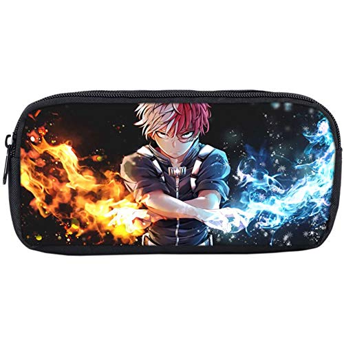 ALTcompluser Anime My Hero Academia Mäppchen Mädchen Junge Teenager, Federmäppchen Schulmäppchen für Studenten, Schreibtisch & Büro organisation(Todoroki Shoto) von ALTcompluser