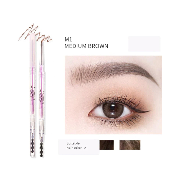Flortte - My Beautiful Password Eyebrow Pencil - 0.05g - M1 Medium Brown von Flortte