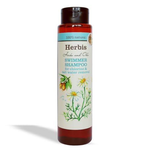 HERBIS After-Swim Shampoo, 300 ml, entfernt Chlor und Salz, feuchtigkeitsspendender Haarreiniger mit Argan-, Jojoba- und Macadamia-Ölen, Aloe Vera und Keratin, sanft und sicher für Kinder HERBIS After-Swim Shampoo, 300 ml, entfernt Chlor und Salz, feuchtigkeitsspendender Haarreiniger mit Argan-, Jojoba- und Macadamia-Ölen, Aloe Vera und Keratin, sanft und sicher für Kinder von Flos de Herbis