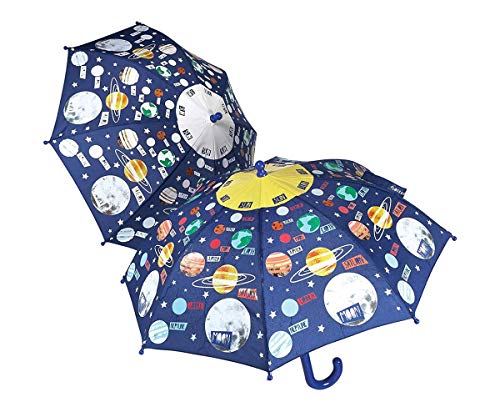 Floss & Rock Colour Changing Umbrella - Universe/Planets Space by von Floss & Rock