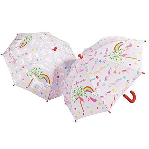Floss & Rock Regenschirm mit Farbwechsel - Einhorn von Floss & Rock