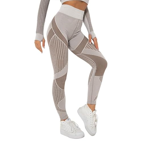 Yunafit Leggings Anti Cellulite Leggings, Cleo Kompressionshose Damen für Sport, Lange Sportleggins, High Waist Booty Scrunch Butt Yoga Hosen von Flossty