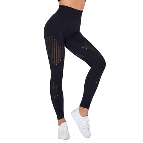 Yunafit Leggings Anti Cellulite Leggings, Cleo Kompressionshose Damen für Sport, Lange Sportleggins, High Waist Booty Scrunch Butt Yoga Hosen von Flossty