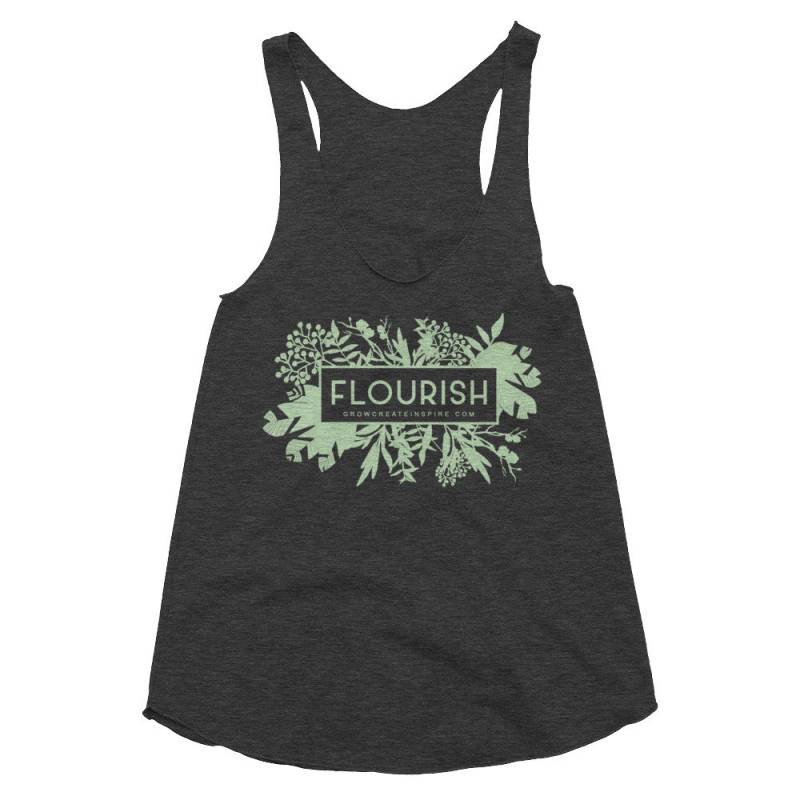 Damen Tri-Blend Racerback Tank Damen Tri-Blend Racerback Tank von FlourishFarmsteadArt