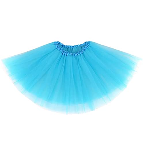 Flovel Damen Tüllrock Tütü Rock Minirock Lagen Petticoat Tanzkleid Dehnbaren Ballettrock Tüllrock Elastischer Tutu Rock für Party Prom Halloween Kostüme Tanzen von Flovel