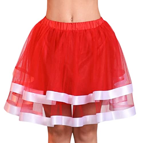 Flovel Damen Tanz Tutu Röcke Tüll Tutu Kurze Röcke Ballett Tutu Rock Layered Weihnachten Party Kostüm für Frauen und Mädchen von Flovel