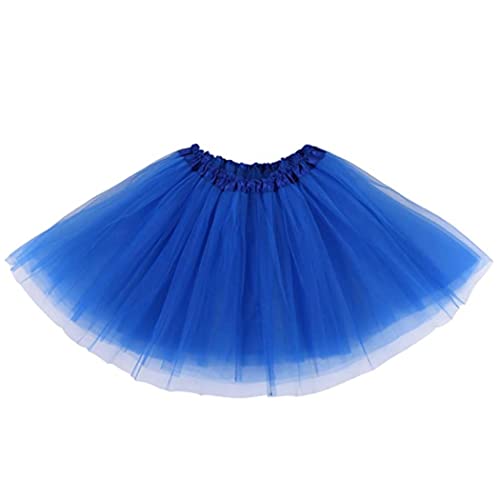 Flovel Damen Tüllrock Tütü Rock Minirock Lagen Petticoat Tanzkleid Dehnbaren Ballettrock Tüllrock Elastischer Tutu Rock für Party Prom Halloween Kostüme Tanzen von Flovel