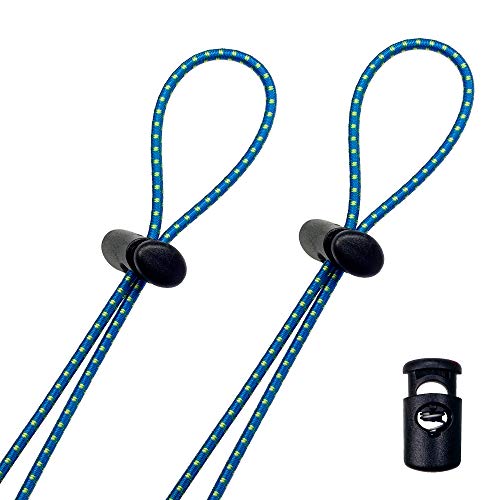 Flow Brillenband-Set (2er-Pack) – Ersatz-Spanngurte für Schwimmbrillen, mehrfarbig (dunkelblau) von Flow Swim Gear
