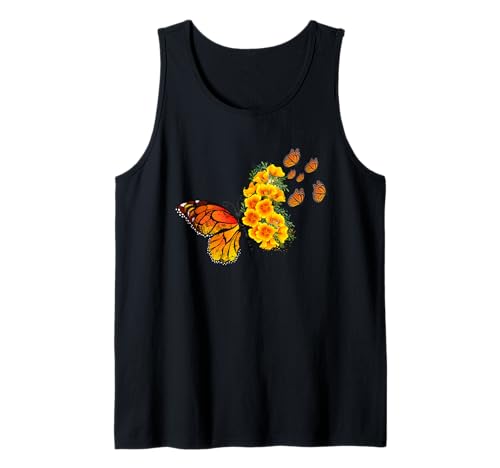 Lustiges Unisex-Design für Männer und Frauen Tank Top von Flower Butterfly Funny Unisex Design Men Women Tee
