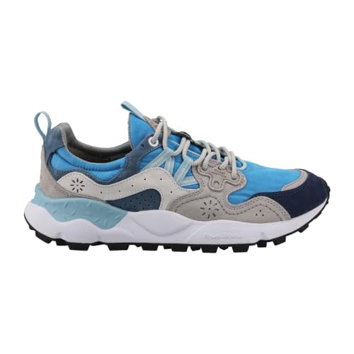 FLOWER MOUNTAIN Sneaker YAMANO 3, Rauleder, Blau, Herren EU 41 von FLOWER MOUNTAIN