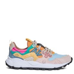 Yamano 3 Sneakers Aus Rosa Und Blauem Wildleder Für Frauen von Flower Mountain