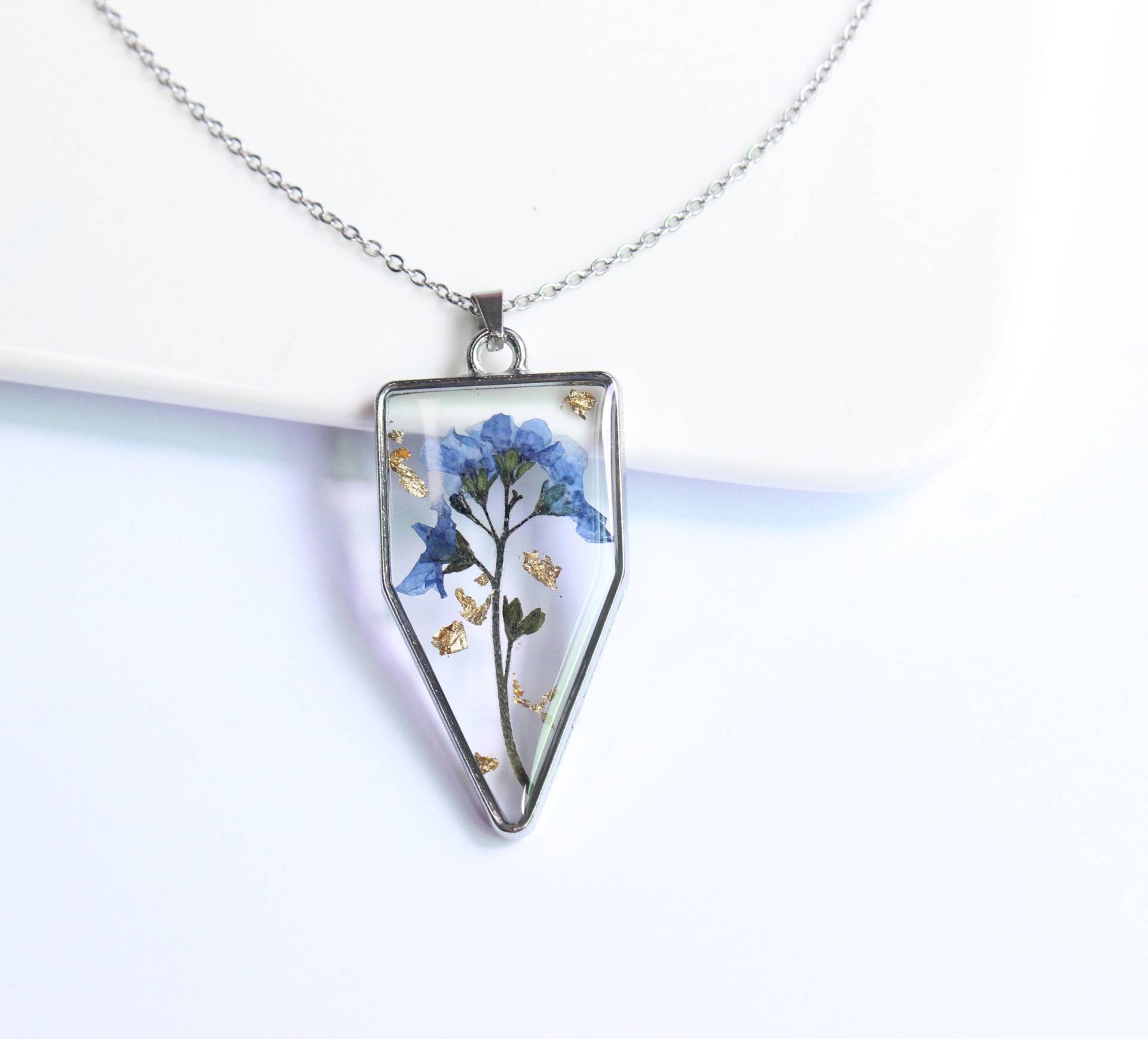 Do Not Forget Me Halskette, Handgemachte Echte Schmuck Gepresste Blume Anhänger Halskette Do Not Forget Me Halskette, Handgemachte Echte Schmuck Gepresste Blume Anhänger Halskette von FlowerBudOriginal