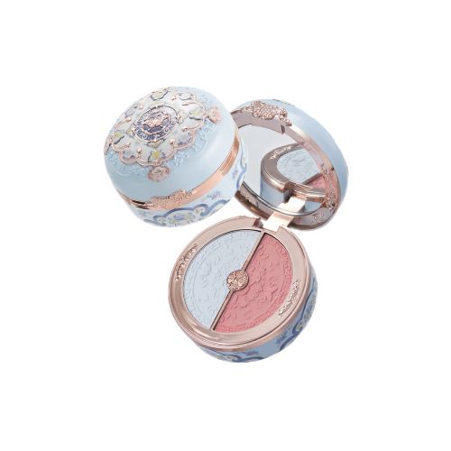 FlowerKnows - Butterfly Cloud Collar Highlighting & Blush Duo Powder - 6g - 02 Seaborne Moon von FlowerKnows