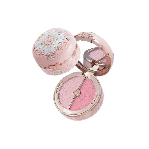 FlowerKnows - Butterfly Cloud Collar Highlighting & Blush Duo Powder - 6g - 03 Pastel Lotus von FlowerKnows