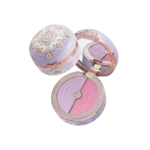 FlowerKnows - Butterfly Cloud Collar Highlighting & Blush Duo Powder - 6g - 04 Fluttering Romance von FlowerKnows