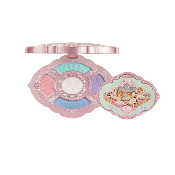 FlowerKnows - Midsummer Fairytales Embossed Five-Color Makeup Palette - 6.5g - 03 Fairy Melody von FlowerKnows