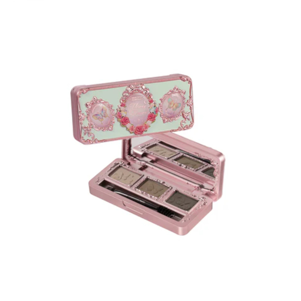 FlowerKnows - Midsummer Fairytales Eyebrow Palette - 4g - 02 Cold Brew Tawny von FlowerKnows