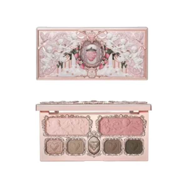 FlowerKnows - Strawberry Cupid Makeup Palette - 14g - 02 Strawberry Cassis von FlowerKnows