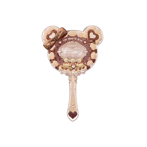 FlowerKnows - The Sweetie Bear Hand Mirror - 1pc - Caramel Brown von FlowerKnows