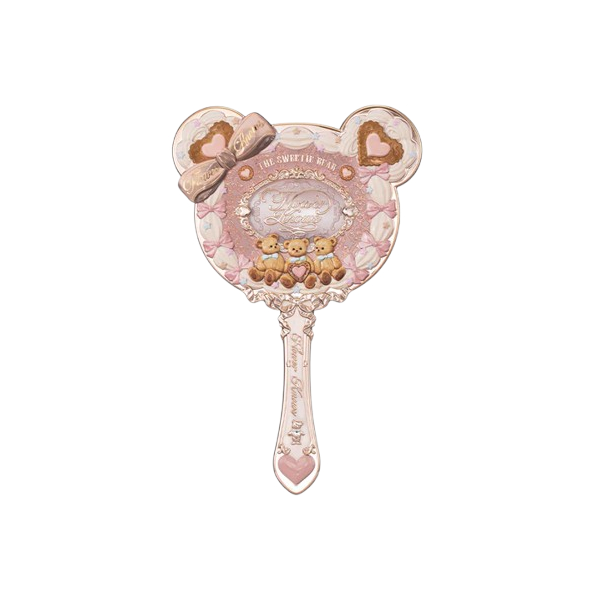 FlowerKnows - The Sweetie Bear Hand Mirror - 1pc - Creamy Pink von FlowerKnows
