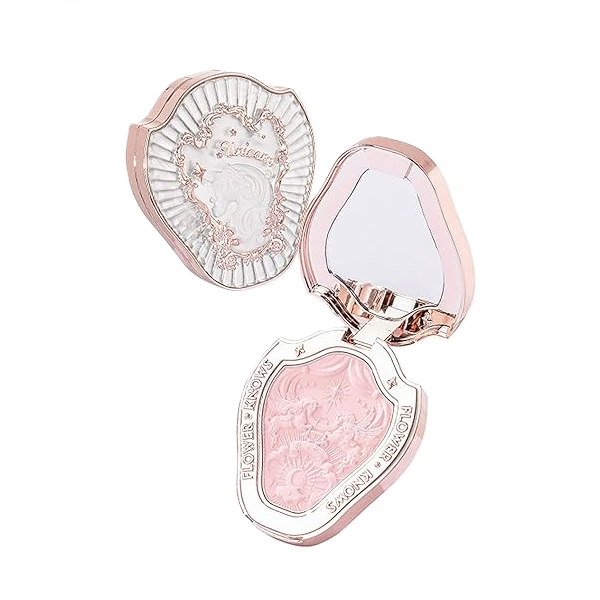 FlowerKnows - Unicorn Embossed Powder Blush - 5g - 01 Snowy Pearl von FlowerKnows