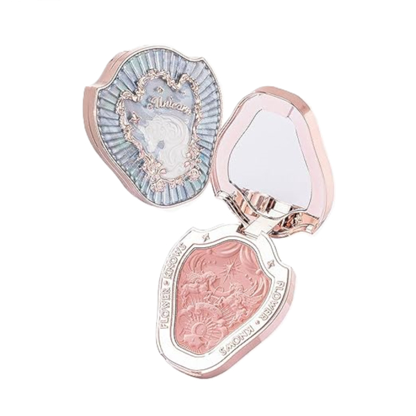 FlowerKnows - Unicorn Embossed Powder Blush - 5g - 05 Unripe Peach von FlowerKnows