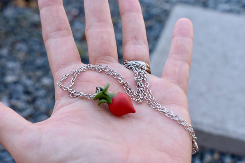 Gemüse Halskette/Rüben Tomate Mais Garten Ton Schmuck Gemüse Halskette/Rüben Tomate Mais Garten Ton Schmuck von FlowersAndTheMoon