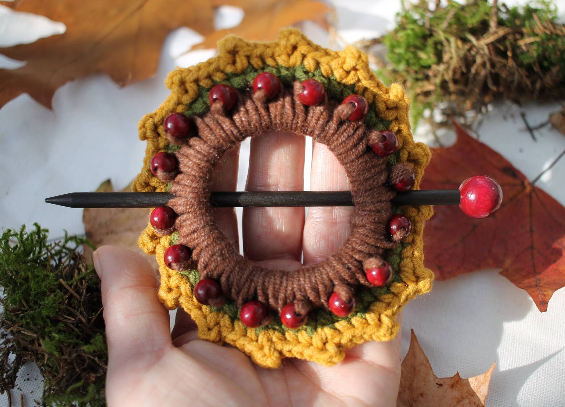 Haarspange Wald Echos Dreadschmuck Dreadlocks Accesoires Mit Holzperlen Rastalocken Dreadspange Senfgelb Rot Haarspange Wald Echos Dreadschmuck Dreadlocks Accesoires Mit Holzperlen Rastalocken Dreadspange Senfgelb Rot von Flowerswitch