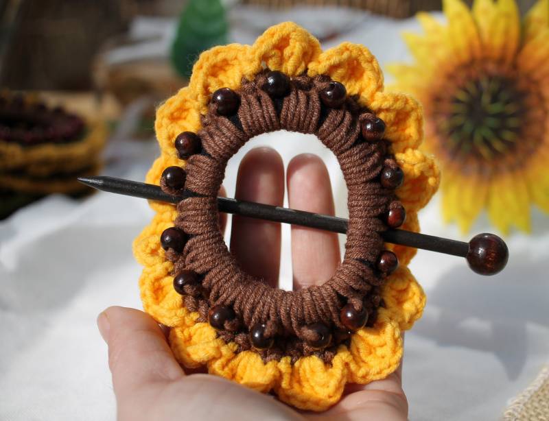 Sonnenblume Haarspange Dreads Dreadlocks Schmuck Mit Sonnenblumen Blumen Haarnadel Haarstab Haarkklammer Sonnenblume Haarspange Dreads Dreadlocks Schmuck Mit Sonnenblumen Blumen Haarnadel Haarstab Haarkklammer von Flowerswitch