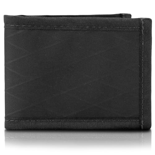 Flowfold Vanguard Limited Billfold Wallet Jet Black Slim Contemporary Minimalist von Flowfold