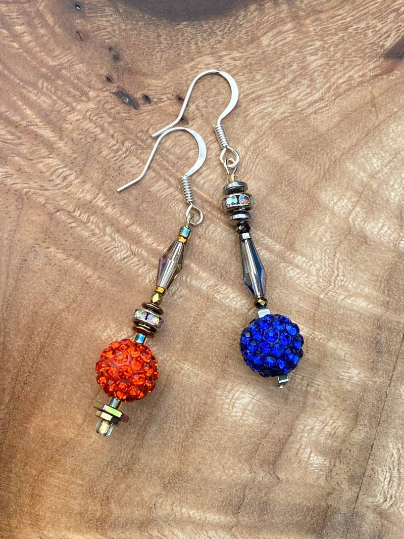 Mismatched Ohrringe Moderne Geschenk Für Sie Geburtstag Frauen Große Perlen Tropfen Boho von FlowingStoneJewelry