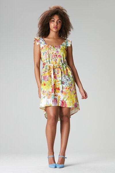 Studio Hertzberg Blumenkleid "FOL-KKE" aus Bio Baumwolle und Lyocell von Studio Hertzberg