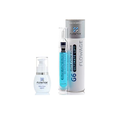 Flowtox Gesichtspflege Set Hyaluron Booster I Hyaluron Serum hochdosiert I Face Care 45 ml Made in Germany I Anti Aging Gesichtspflege für Frauen und Männer I Instant Lifting Skincare Flowtox Gesichtspflege Set Hyaluron Booster I Hyaluron Serum hochdosiert I Face Care 45 ml Made in Germany I Anti Aging Gesichtspflege für Frauen und Männer I Instant Lifting Skincare von Flowtox