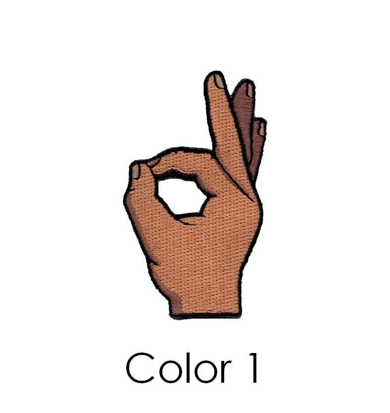 Handkreis Spiel Bestickt Aufnäher von FloxPatches