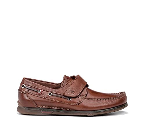 Fluchos Poseidon Slipper & Bootsschuhe Herren Braun - 42 - Bootsschuhe Shoes von Fluchos