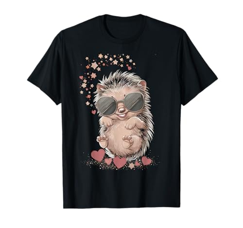 Igel Kawaii Cartoon Motiv Frauen Kinder Geschenk Igel T-Shirt Igel Kawaii Cartoon Motiv Frauen Kinder Geschenk Igel T-Shirt von FluffInk Snuffimals – Drawn to hug hearts.