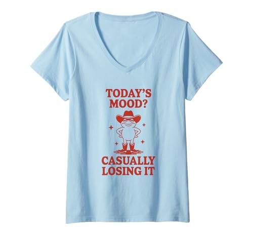 Damen Niedliches Flauschiges Zitat Small Animals Bring Big Joy to Life T-Shirt mit V-Ausschnitt von FluffTruth