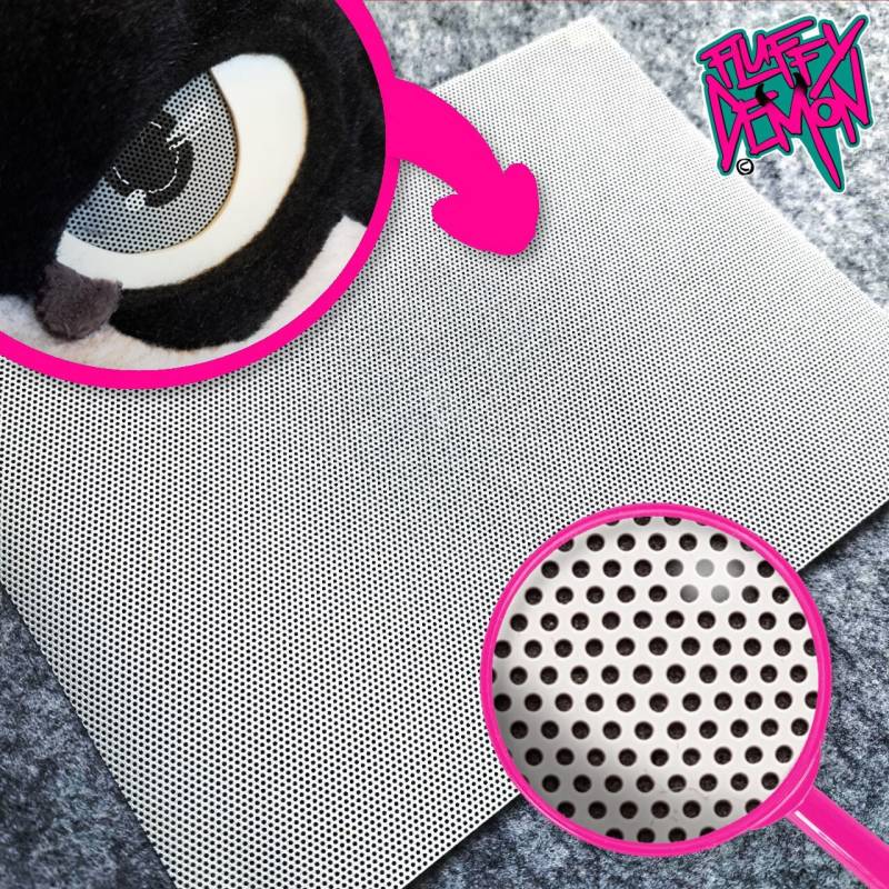 Nur Mesh - Bemalbares Fursuit Eye Mesh Für Augenrohlinge von FluffyDemonBazaar