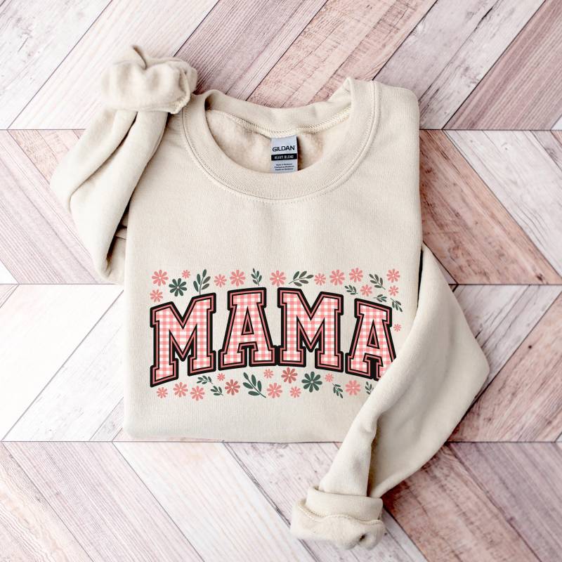 Trendy Vintage Mom Pullover Varsity Mama Crewneck Geschenk Für Muttertagsgeschenk Retro Sweatshirt Neue Cute Momma Outfit von FluffytailApparel
