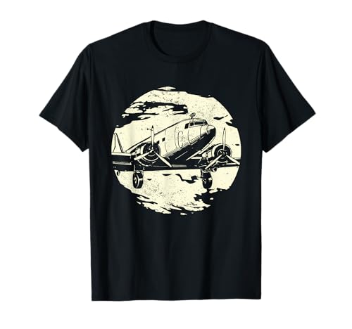 Oldtimer Flugzeug Geschenk für Männer Papa I Flugzeug T-Shirt Oldtimer Flugzeug Geschenk für Männer Papa I Flugzeug T-Shirt von Flugzeug Equipment & Flugzeug Geschenke
