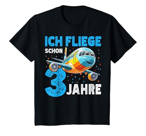 Kinder 3 Geburtstag Junge Flugzeug Pilot Ich Fliege Schon 3 Jahre T-Shirt Kinder 3 Geburtstag Junge Flugzeug Pilot Ich Fliege Schon 3 Jahre T-Shirt von Flugzeug Kinder 3 Jahre Geburtstags Lustiges