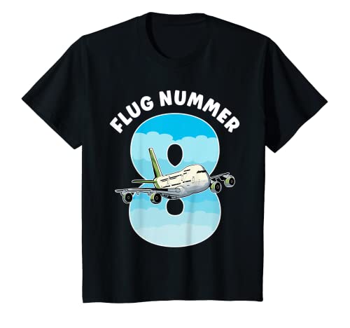 Kinder Flugzeug Pilot Flug Nummer 8. Geburtstag Junge T-Shirt Kinder Flugzeug Pilot Flug Nummer 8. Geburtstag Junge T-Shirt von Flugzeug Kinder Geschenk 8 Jahre Geburtstagsshirt